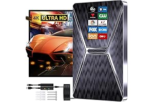 2024 Best Digital Indoor TV Antenna, Amplified Long Range Signal Receiver for...