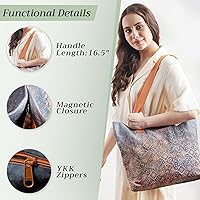 Vista 182 de Maison d' Hermine Bolsa de lona para mujer, bolsa de lona de algodón reutilizable para el hombro, bolsas de comestibles a granel con asa para 01