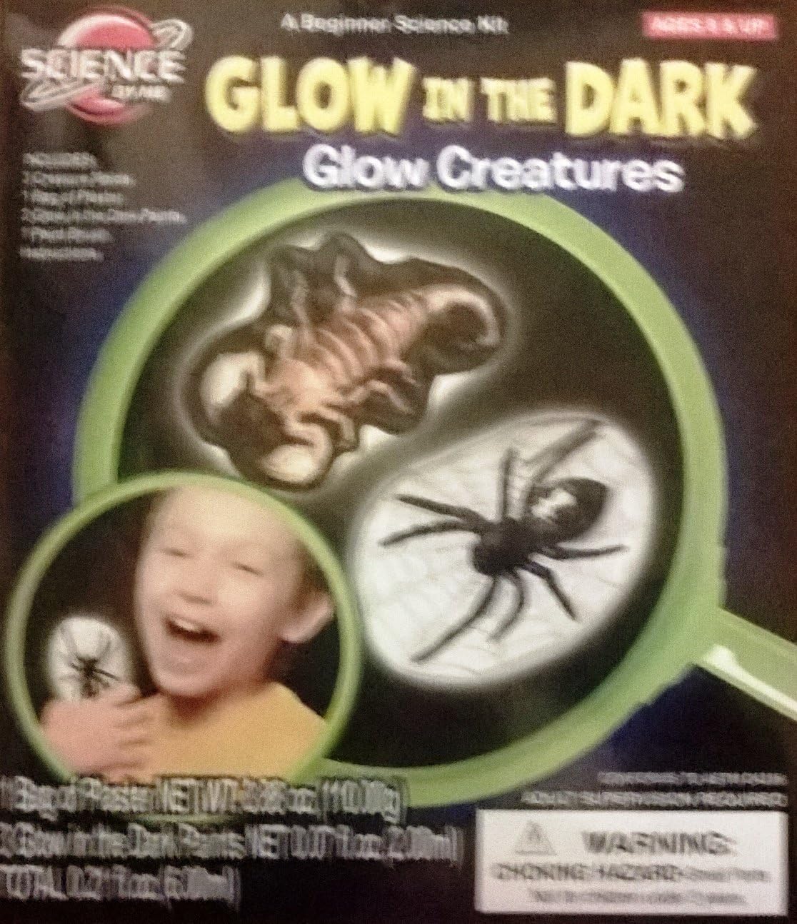 Glow in the Dark Glow Creatures - A Beginner Science Kit