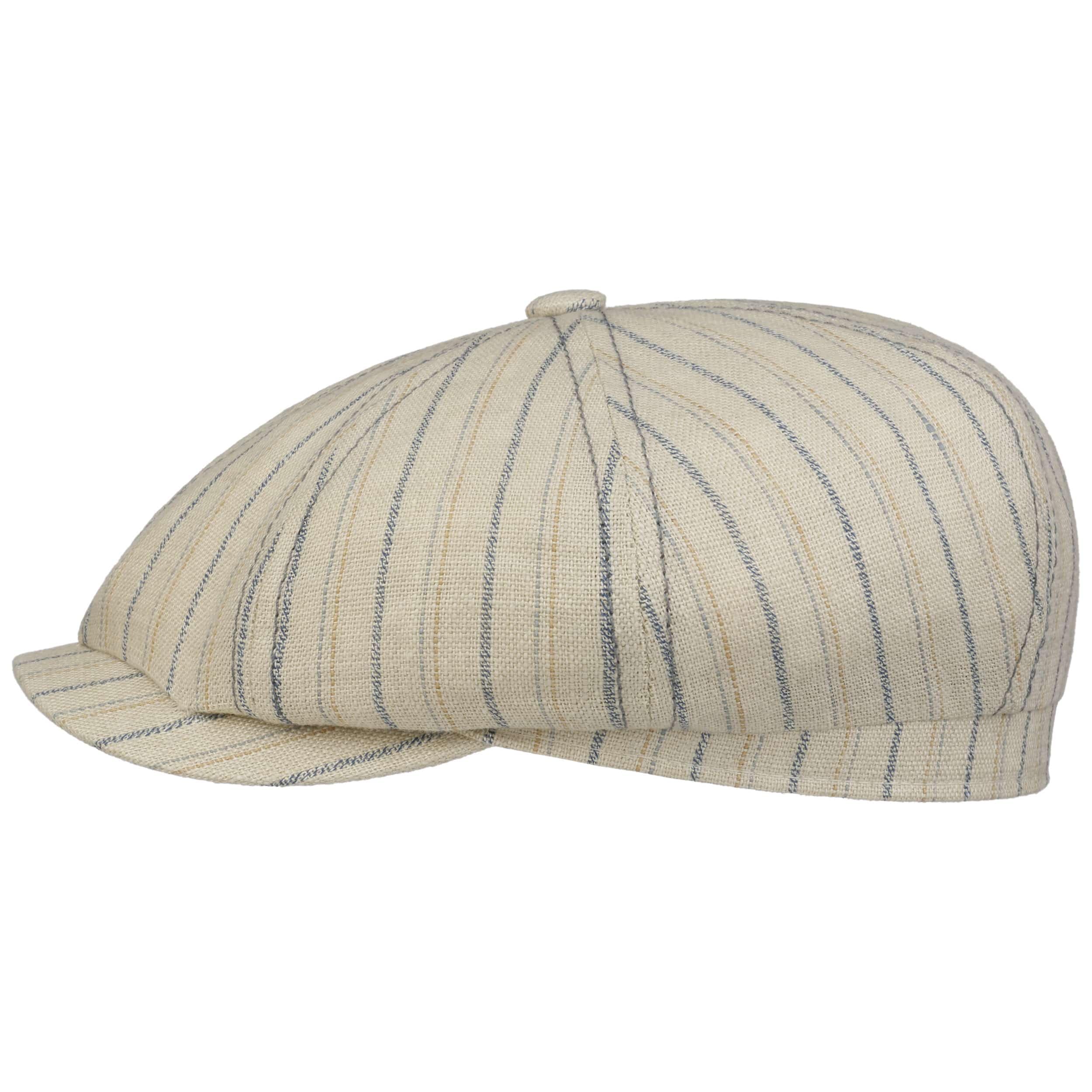 Stetson Ledford Casquette Gavroche a Rayures Multicolore Fabrique en Allemagne Homme Printemps Ete