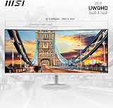 Monitorius MSI PRO MP341CQW 34 Inch VA UWQHD Curved 100Hz 4ms 2xHDMI2.0 DP Speakers - 2