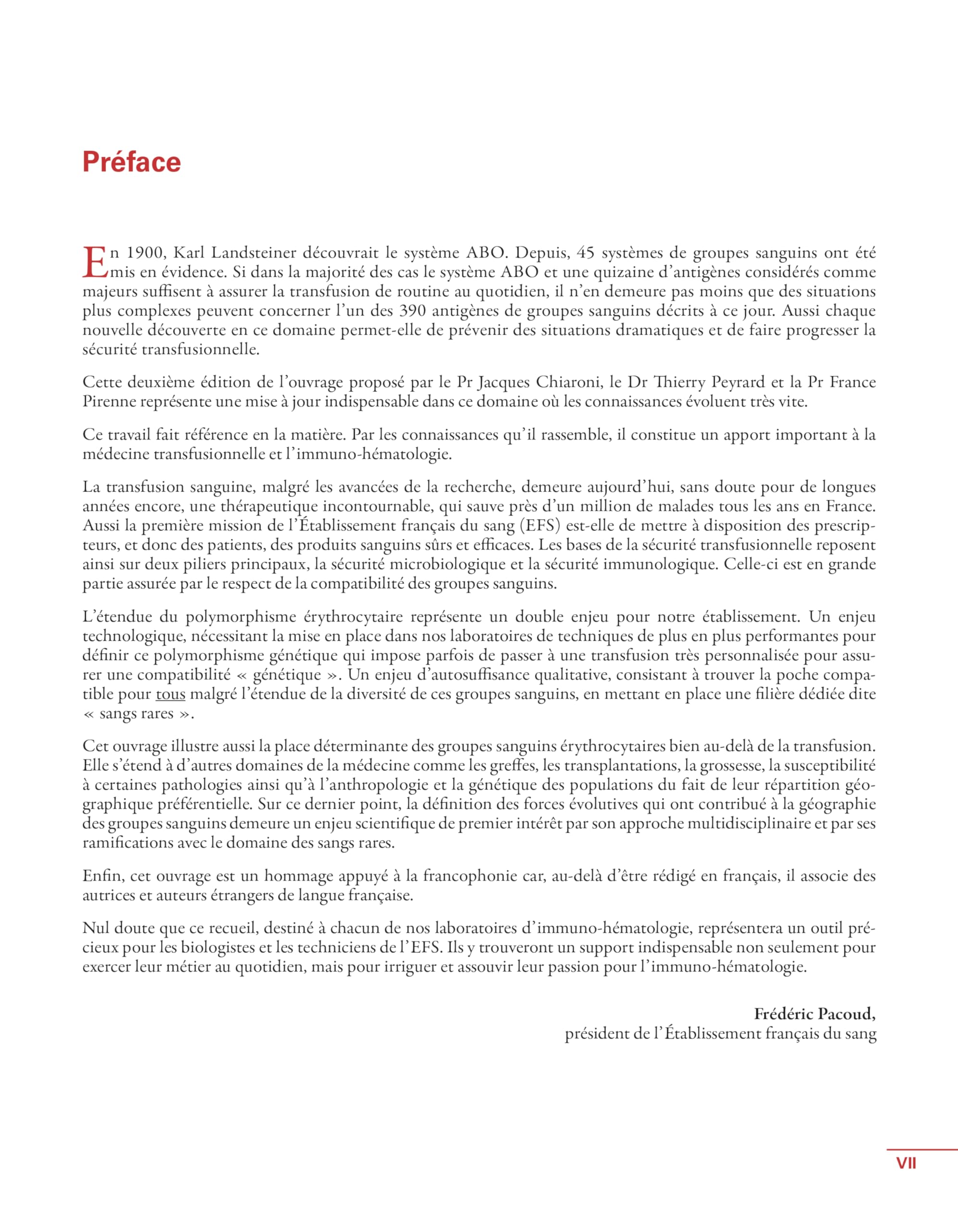 Les groupes sanguins érythrocytaires (2e édition)