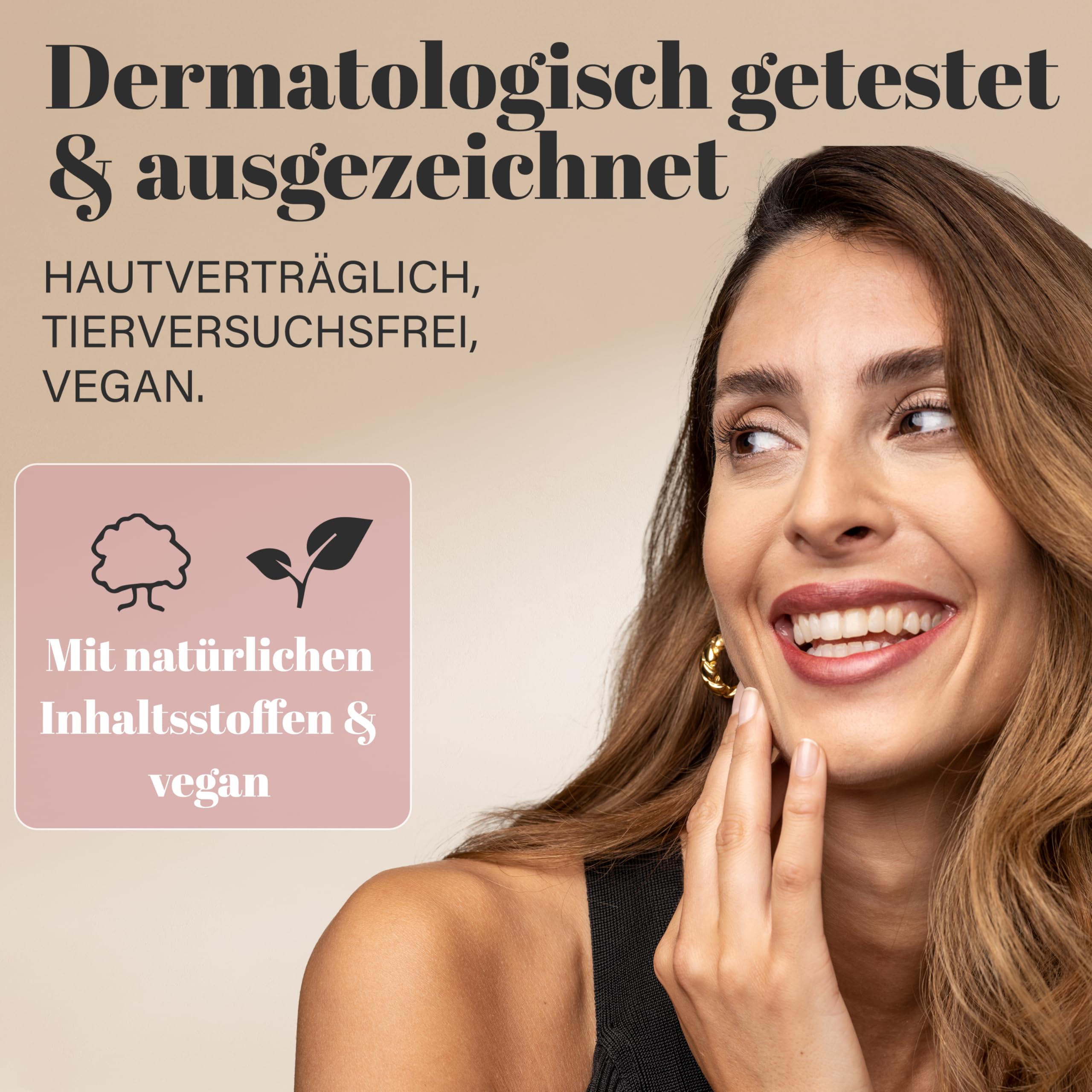 EGYPT-WONDER Makeup Mousse – 4 in 1 Make-Up, Foundation, Primer, Concealer – Luftige Textur – Natürlich mattes Finish – angenehmes Tragegefühl – Für alle Hauttypen – 30ml