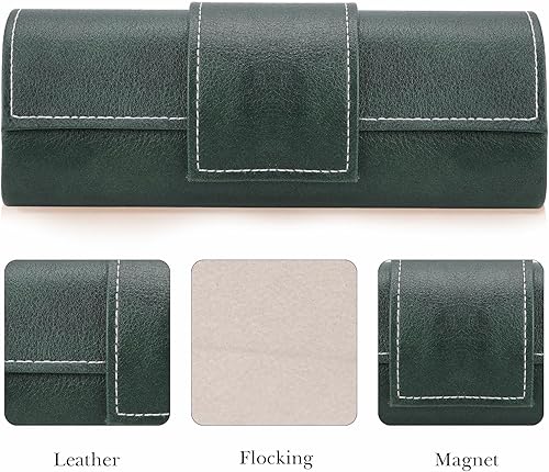 Miniatura 3 de Linkidea Funda rígida extra grande para lentes de sol, organizador de almacenamiento de lentes de sol de gran tamaño compatible con GUCC1 GG0981S