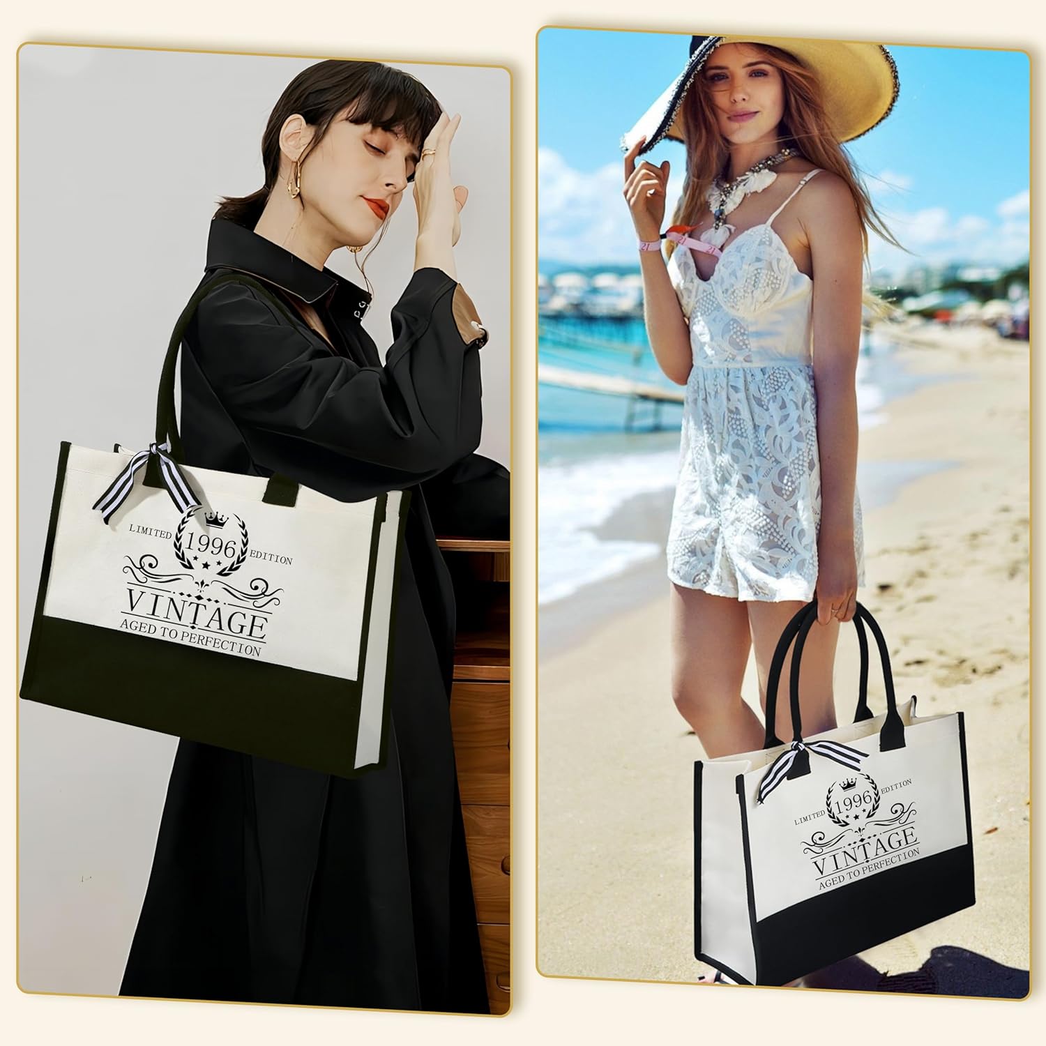 40th 50th 60th Birthday Gifts for Women Tote Bag Birthday Gifts Set for Mom Wife Sister Grandma Birthday Gifts for Her - Image 2