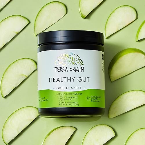 Miniatura 11 de TERRA ORIGIN Paquetes de palitos intestinales saludables, L-glutamina, olmo resbaladizo, aloe vera, extracto de raíz de regaliz, salud intestinal,