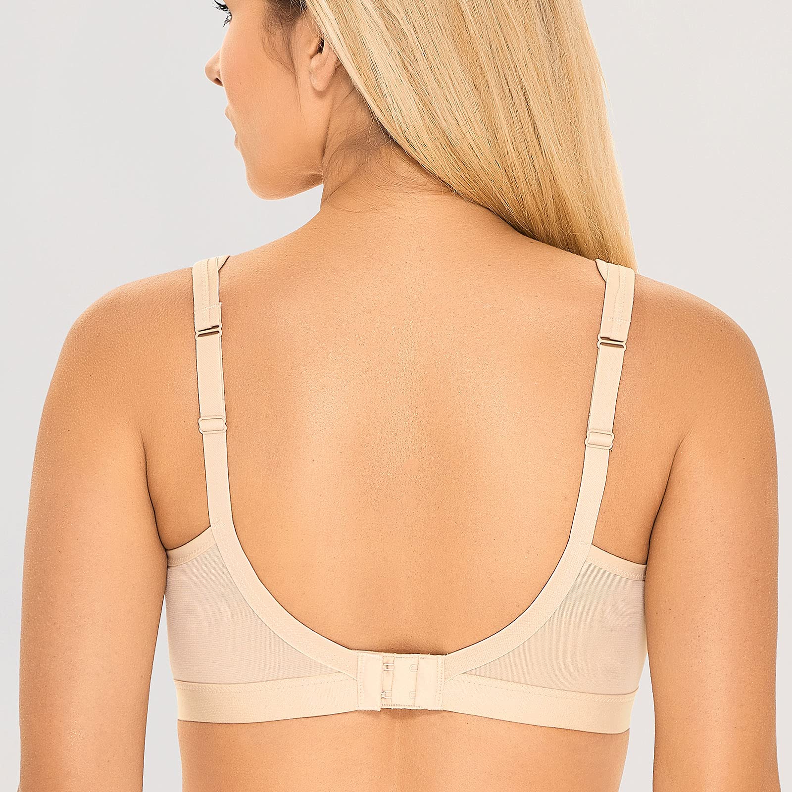 Gratlin Femme Soutien-Gorge d'allaitement Grande Taille en Coton sans Armature