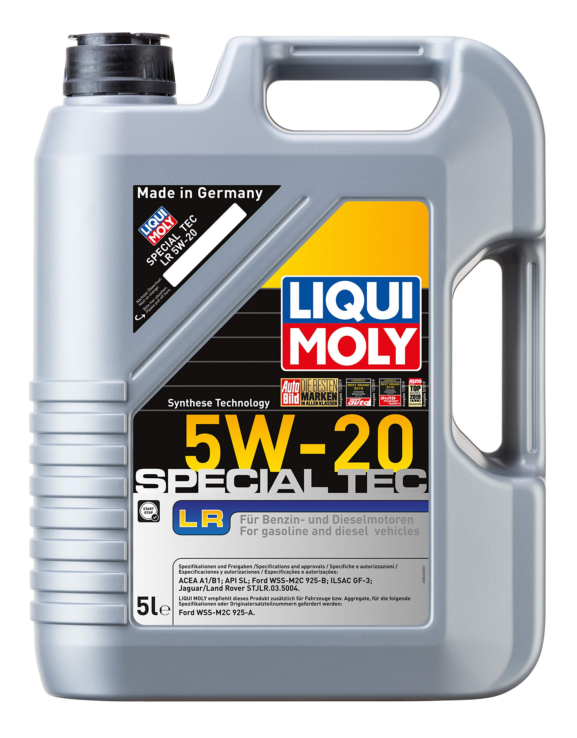 LIQUI MOLY Special Tec LR 5W-20 | 5 L | Synthesis technology motor oil | SKU: 8460