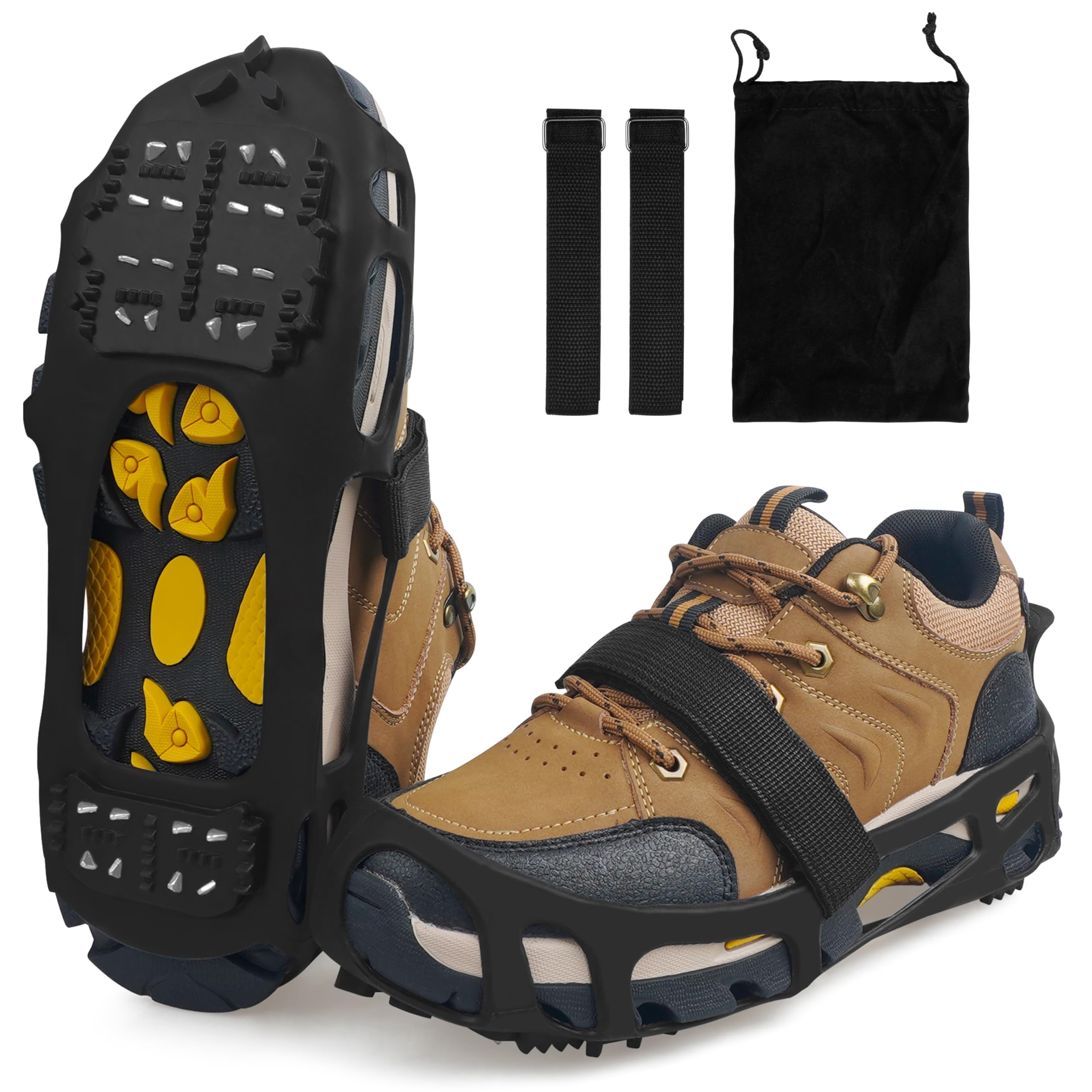 IJsstijgers Voor Schoenen,7 Punten Tractiezolen Verstelbaar Antislip