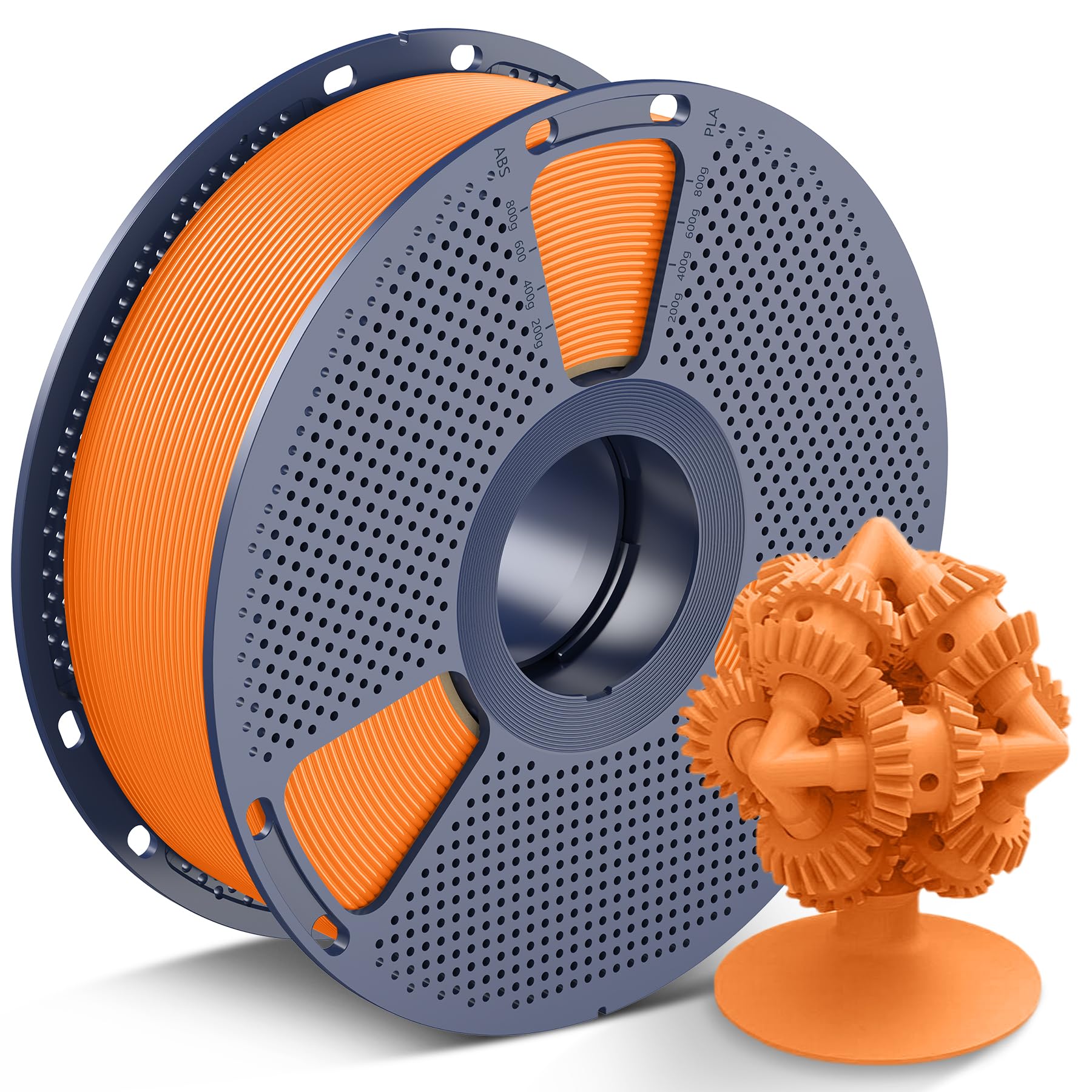 SUNLU ASA Filament 1.75mm, UV/Rain/Heat Resistant Tough 3D Printer Filament, Great for Printing Outdoor Functional Mechanical Parts, 1kg Spool (2.2lbs), Sunny Orange-image-9