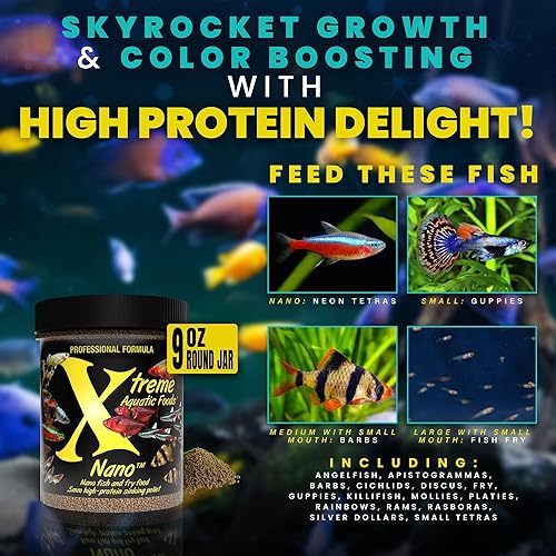 Miniatura 3 de Xtreme Aquatic Foods 2208-B Nano Fish Food, 9 oz