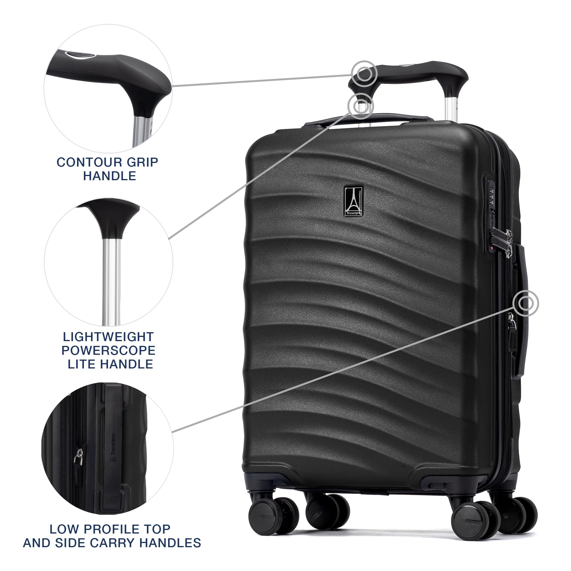 Amazon.com: Travelpro: Black Luggage