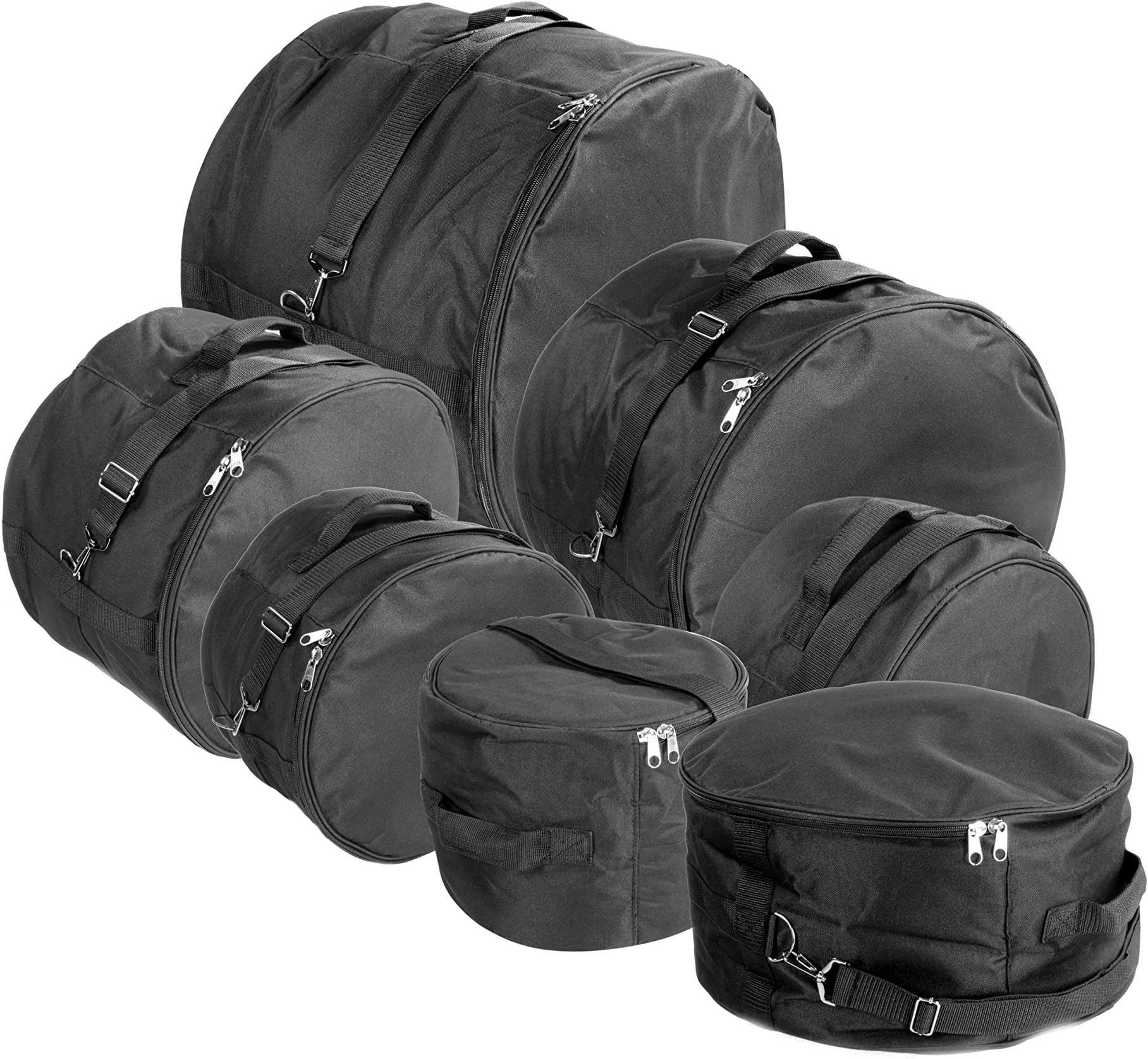 XSPRO DGB-XS7 7 Piece Standard Deluxe Padded Drum Bag Set