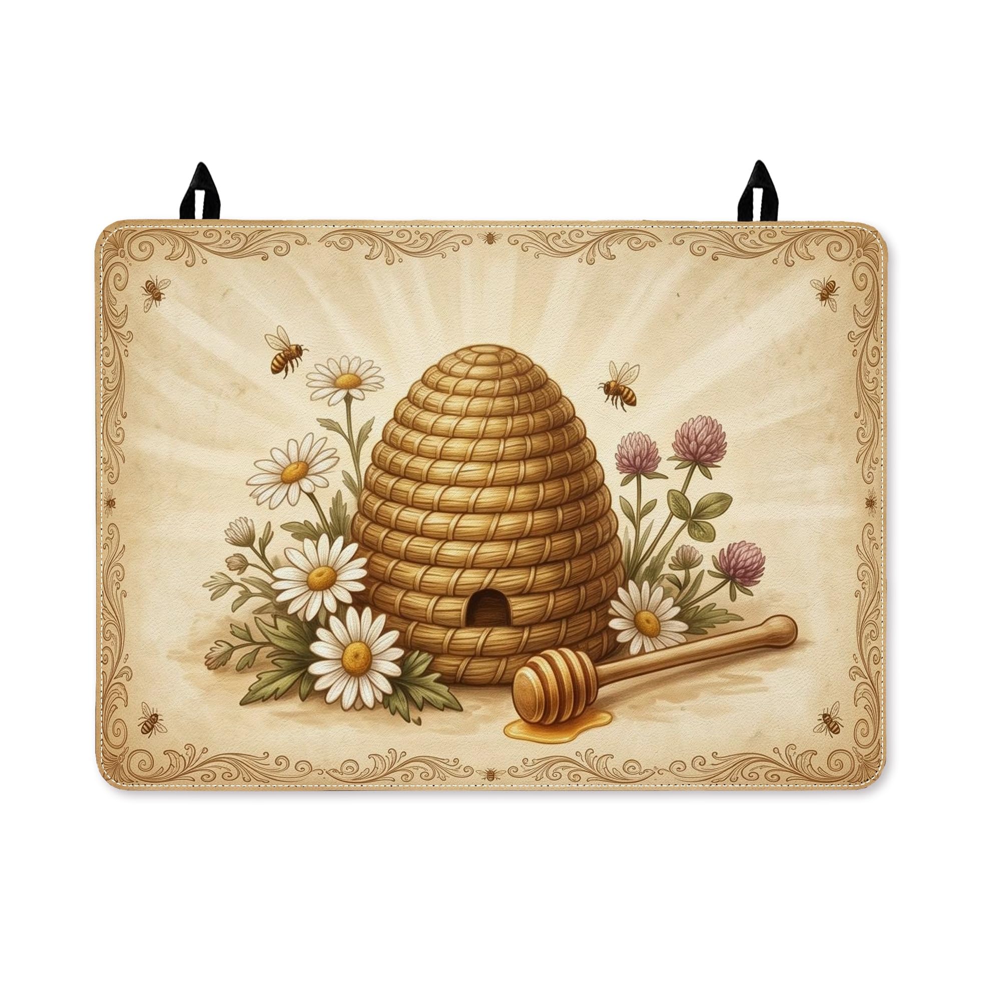 Tapis de protection antidérapant Beehive miel pour plaque électrique