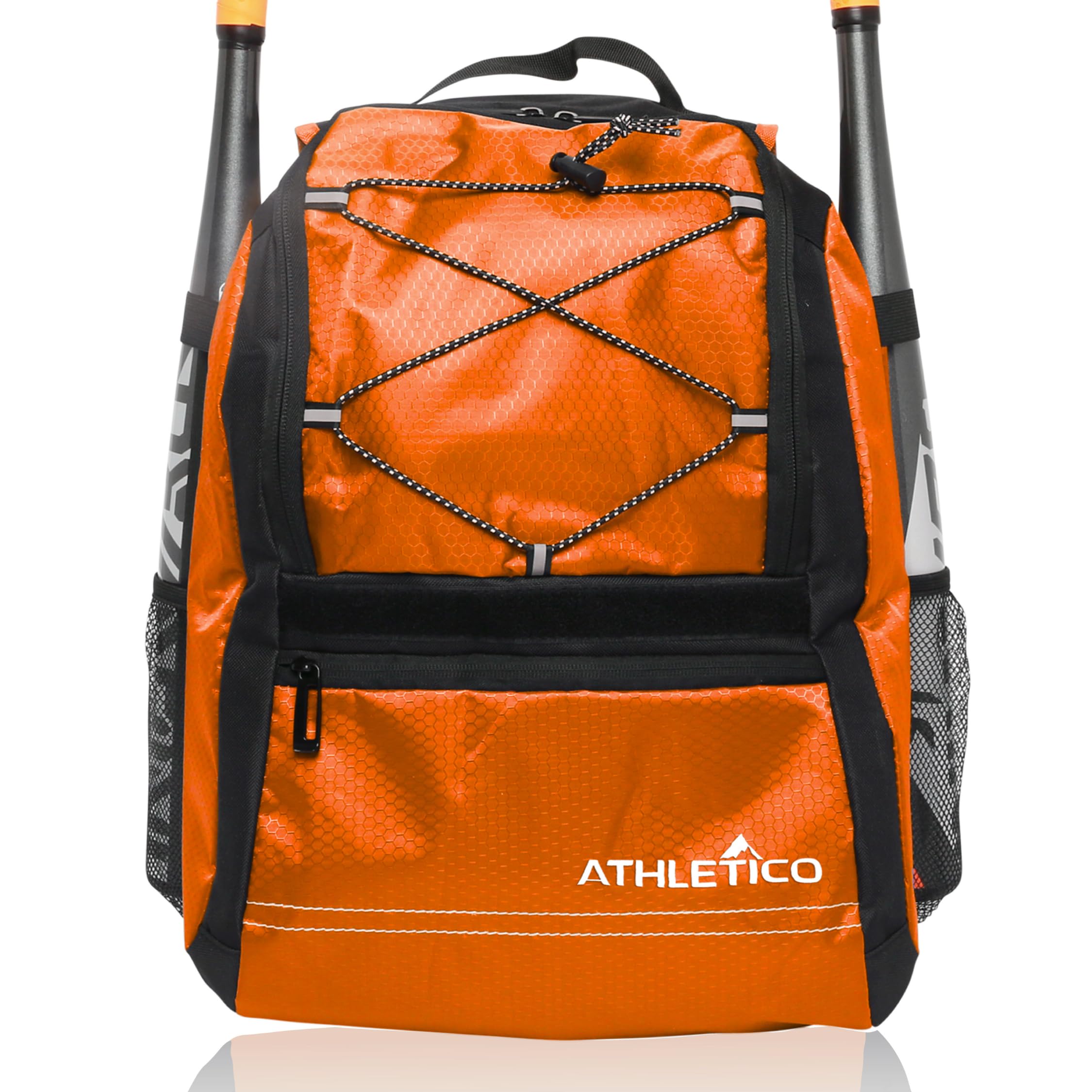 Athletico Youth Baseball Bag - Bat Backpack for Baseball, T-Ball & Softball Equipment & Gear | Holds Bat, Helmet, Glove | Fence Hook