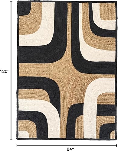 Vista 37 de Collection - Alfombra de pasillo de yute indio de 3 x 10 pies, alfombra de pasillo de cocina, pasillo, corredor de interior, alfombra de bienvenida