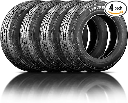 Set of 4 Travelstar HF288N ST205/75R15 111/106N E Rated 10 Ply Deep Tread Special Trailer ST Tire Tire Only