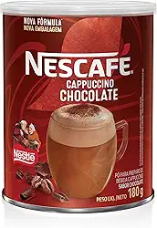 Café Solúvel Nescafé Cappuccino Dois Frades Lata 180g