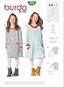 Burda Style Girls Shirt Dress, Code 9286 Sewing Pattern Kit, Sizes 4-11, Multicolor