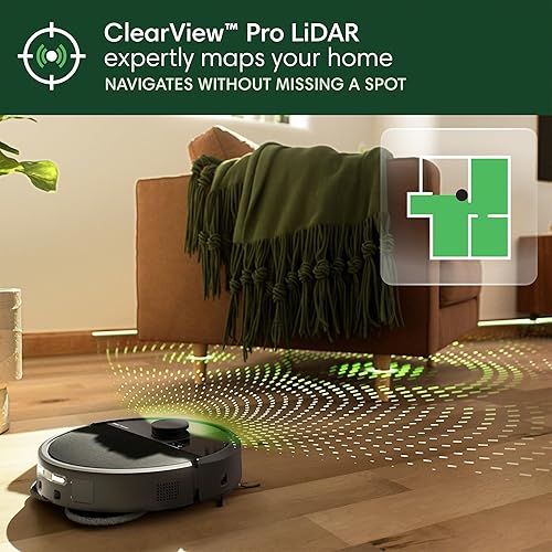 Miniatura 9 de iRobot Roomba Plus 505 Combo robot aspirador y trapeador con base de lavado automático Almohadillas extensibles para trapeador giratorio, se vacía