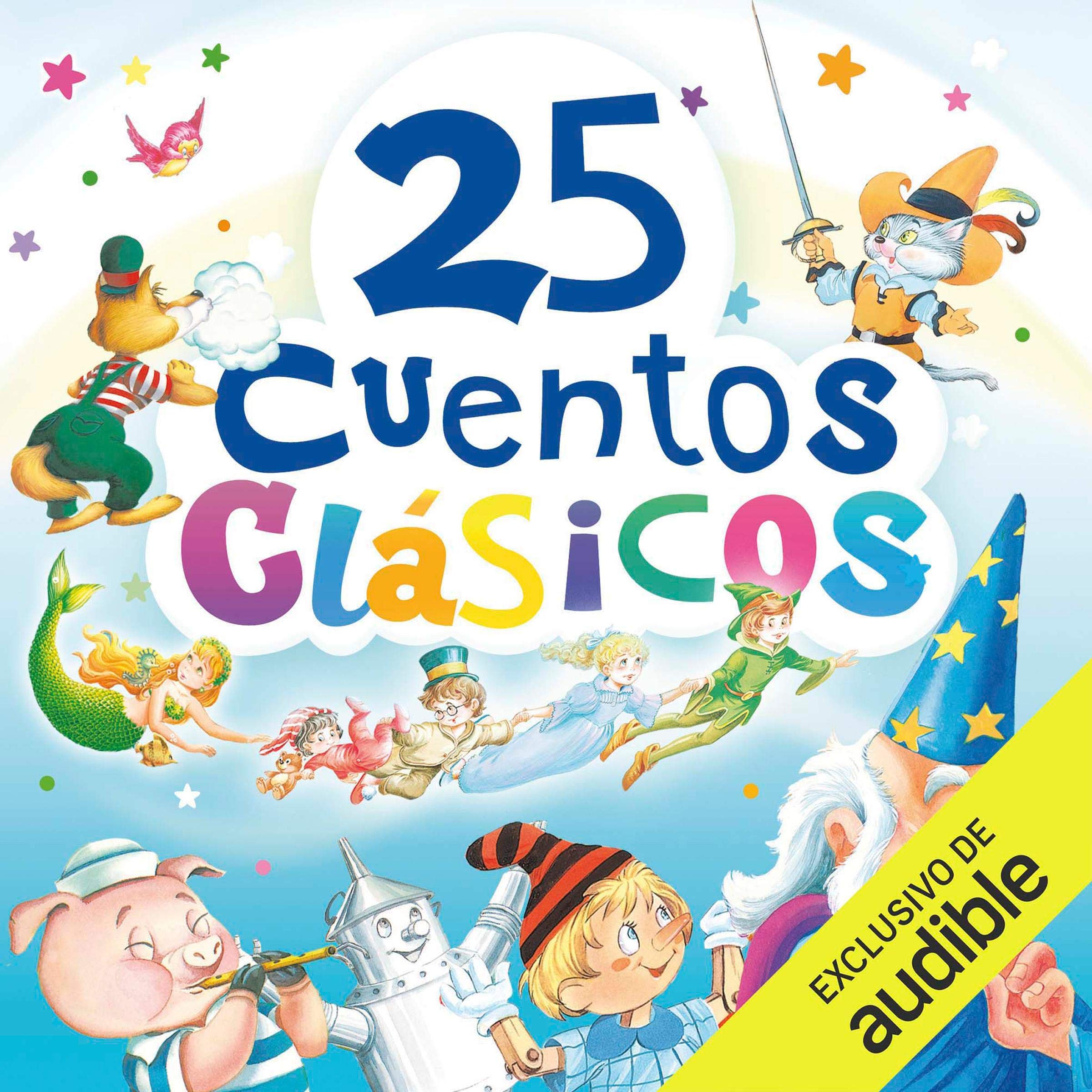 Cover art for 25 cuentos clásicos [25 Classic Tales]