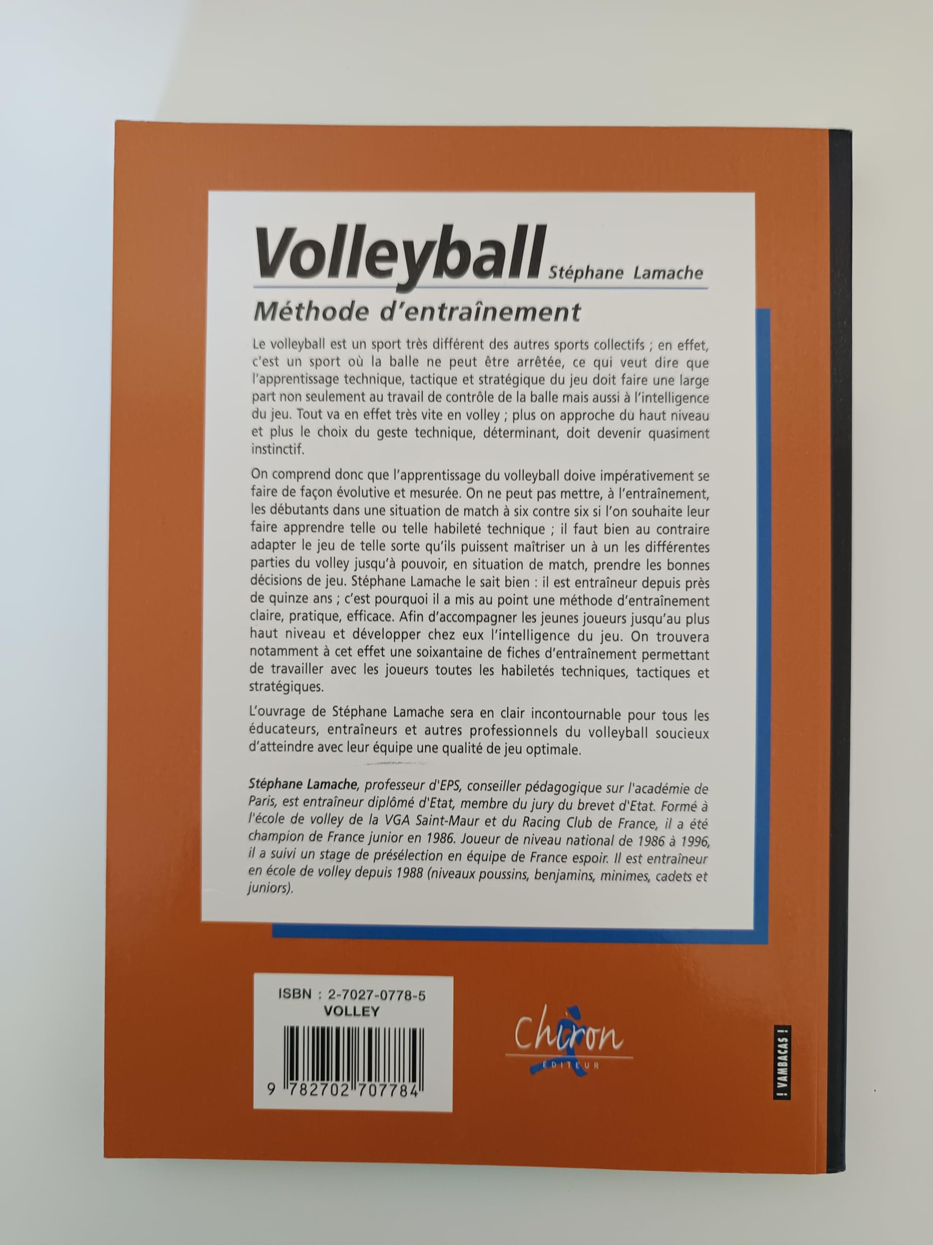Volleyball. Méthode d'entraînement