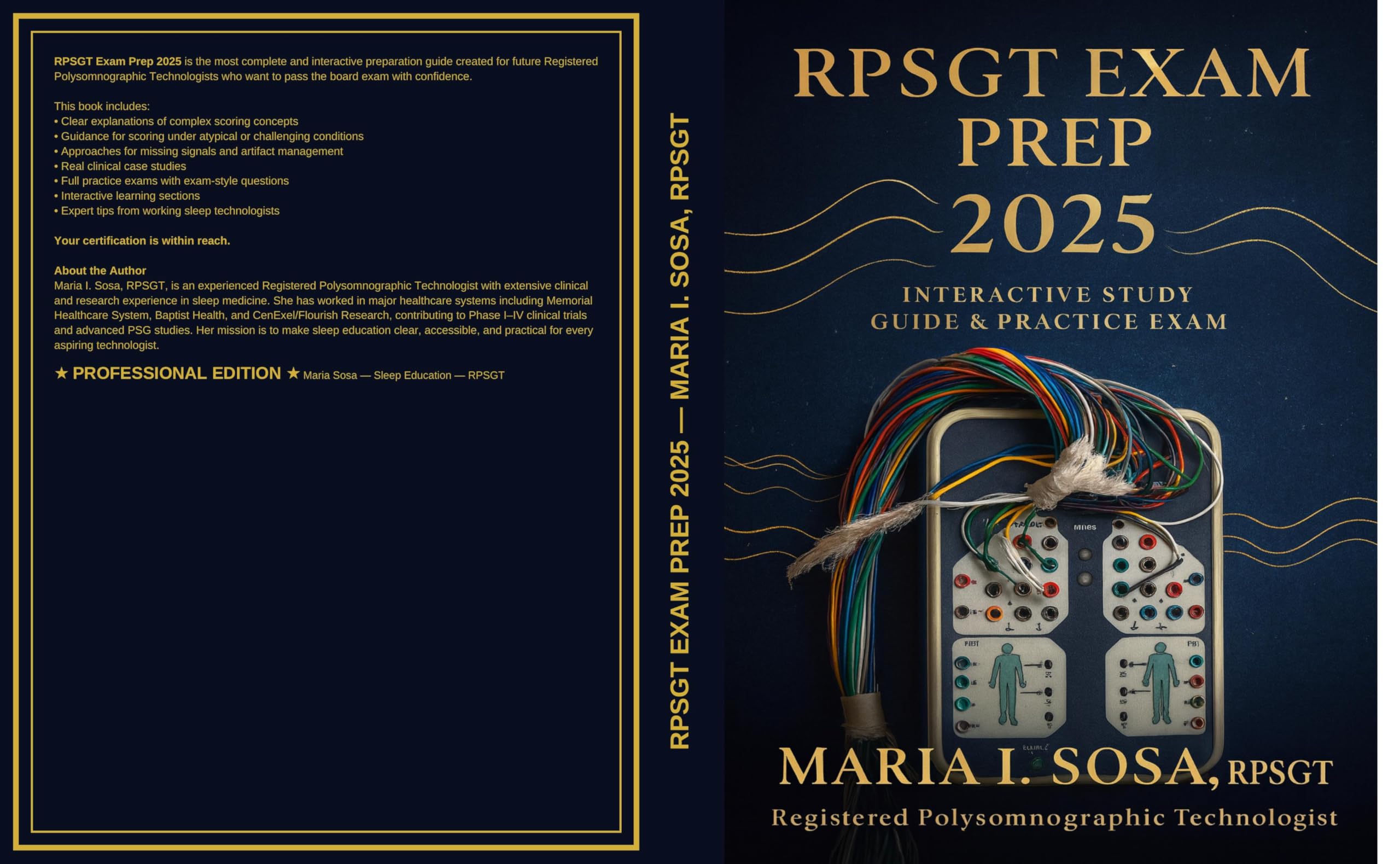 RPSGT Exam Prep 2025 — Illustrated Sleep Study Manual: Complete AASM-Based Scoring Guide, PAP Titration, Physiology, PSG Protocols, Pediatric Scoring, Troubleshooting & Full Mock Exam