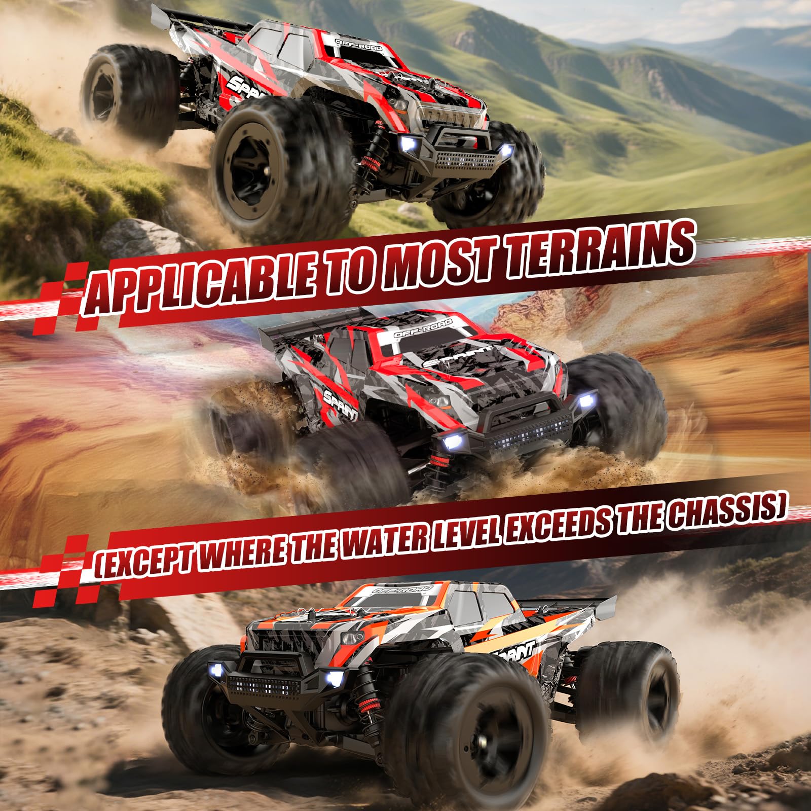 Macchina Telecomandata Professionale 40 KM/H, 1:18 Macchina Radiocomandata Veloce con Luce LED, 2,4 GHz Macchine Telecomandate Drift 4x4 Offroad, Auto RC Car per Esterni Bambini Bambina Adulti