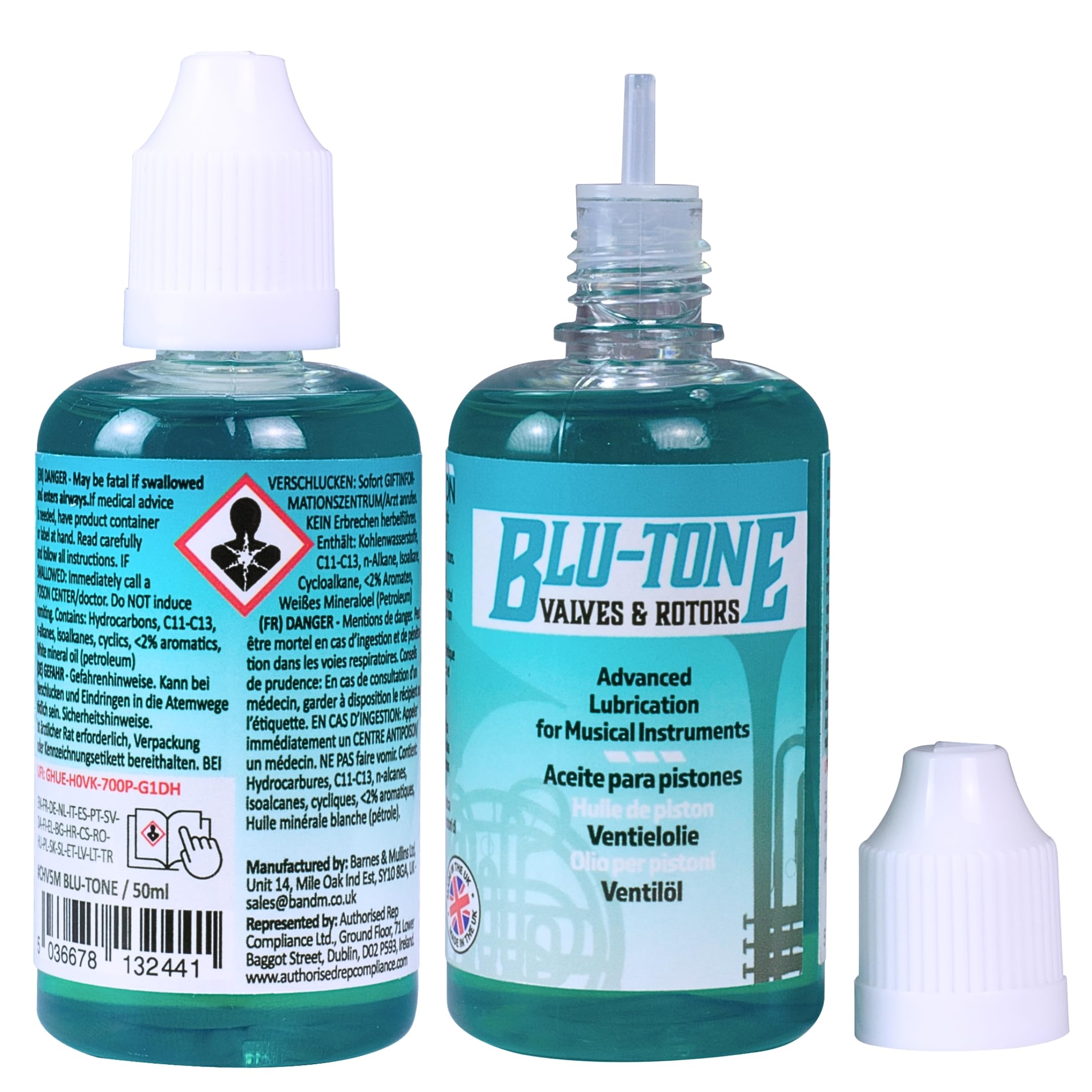 Champion Blu-Tone Premium Valve Oil, Fast-Acting Valve Lubricant for Trumpets Cornets, Horns and all Brass Instruments - Image 2