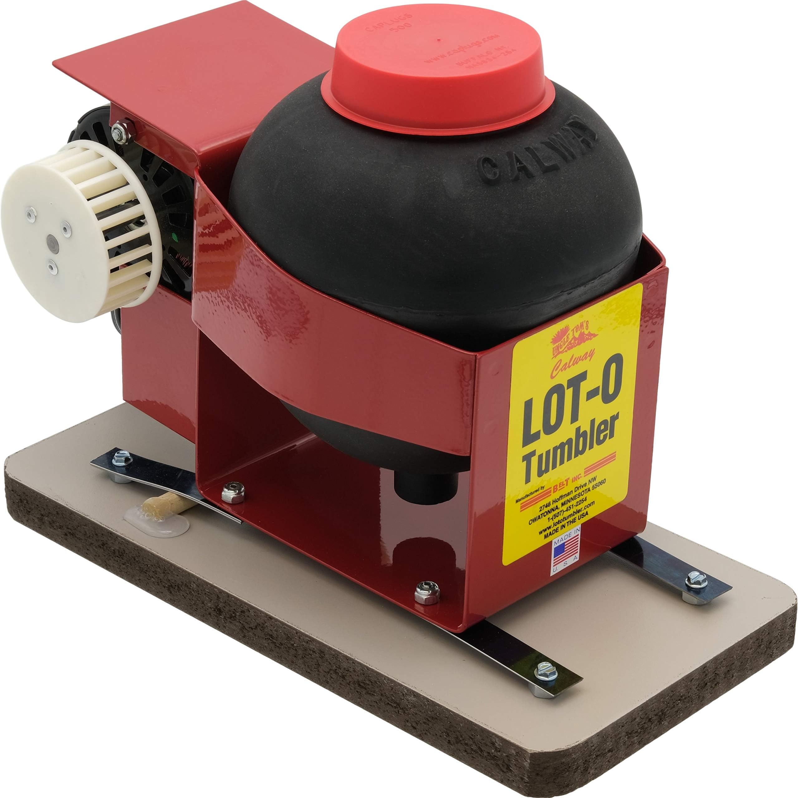 FindingKing Lot-O Tumbler Single Barrel Rock Polishing Tumbler