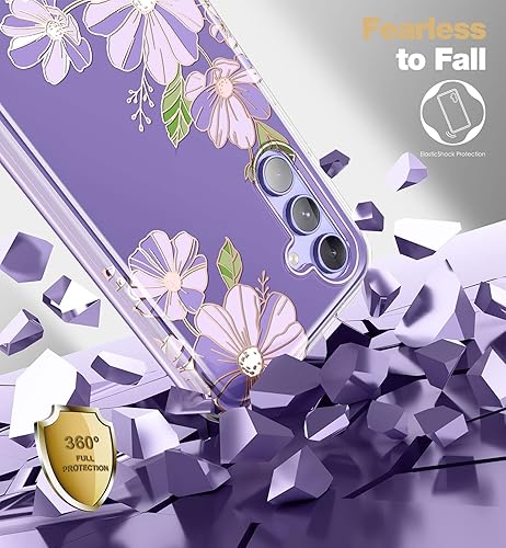 Miniatura 6 de SURITCH Funda para Samsung Galaxy A54 5G, protector de pantalla antiarañazos incorporado Protección de cuerpo completo de 360 a prueba de golpes