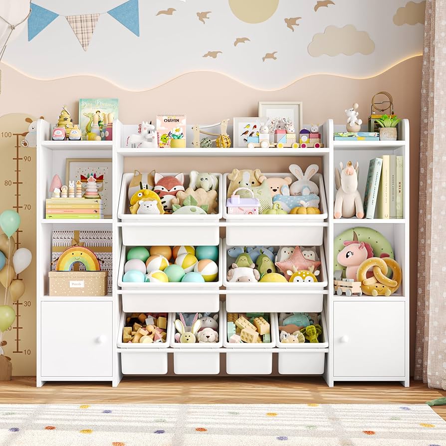 Amazon.com: FOTOSOK 55''Large Toy Storage Organizer with 8 Toy