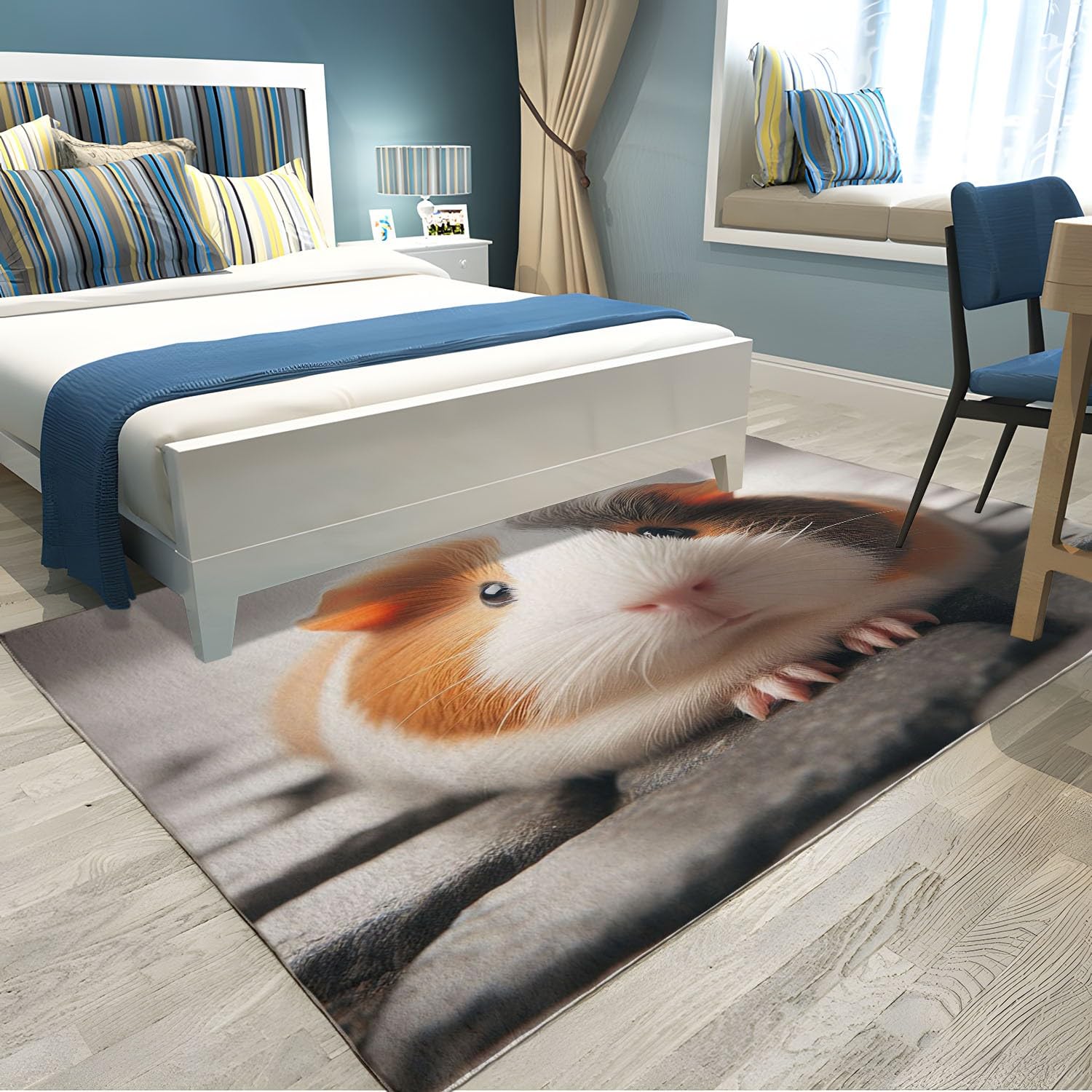 Tappeto a pelo lungo per soggiorno, lavabile in lavatrice, morbido e non perde pelo, per camera da letto, ufficio e cucina, facile da pulire (140 x 200 cm)
