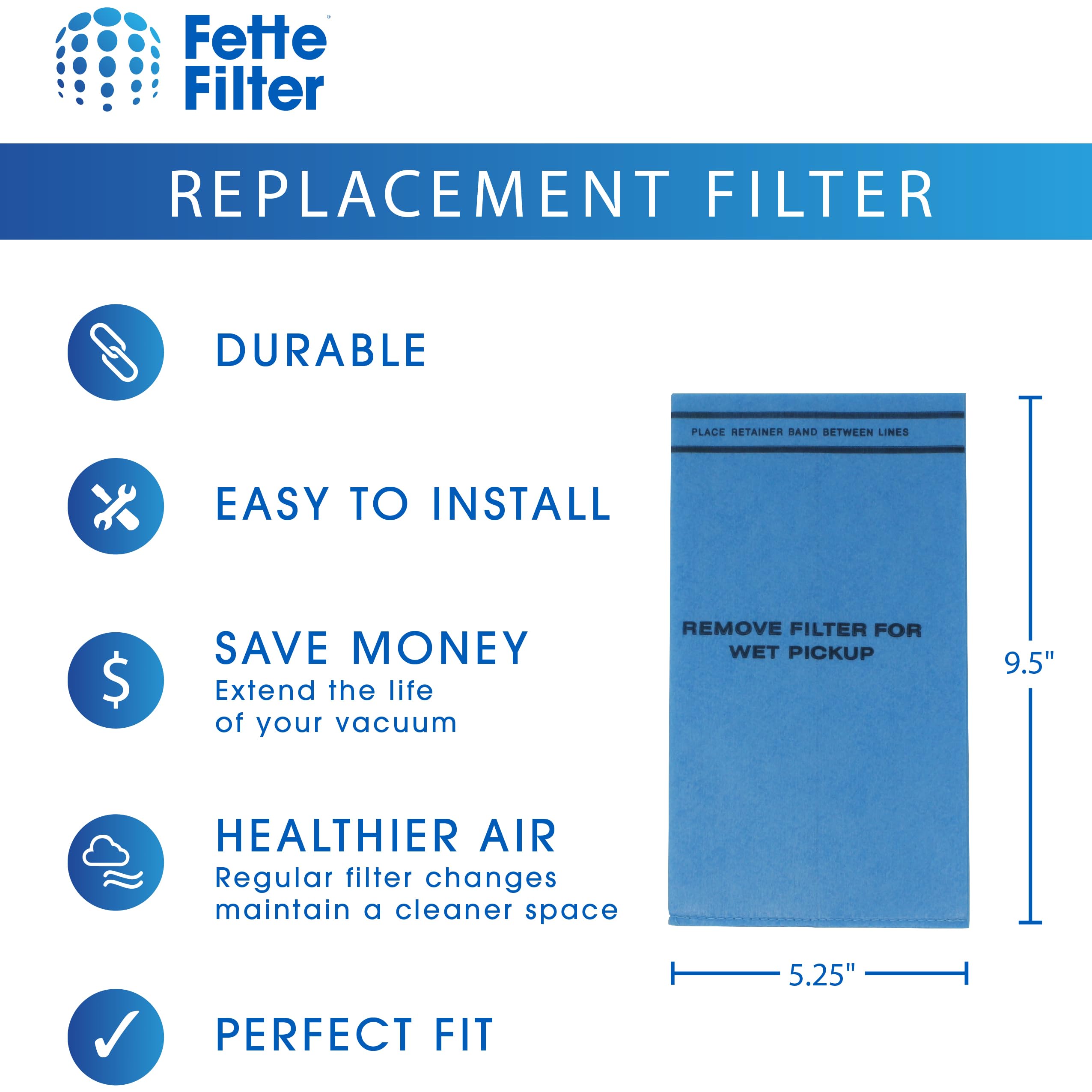 Amazon.com: Fette Filter - 24 + 8 Pack Wet Dry Vac Bags Compatible