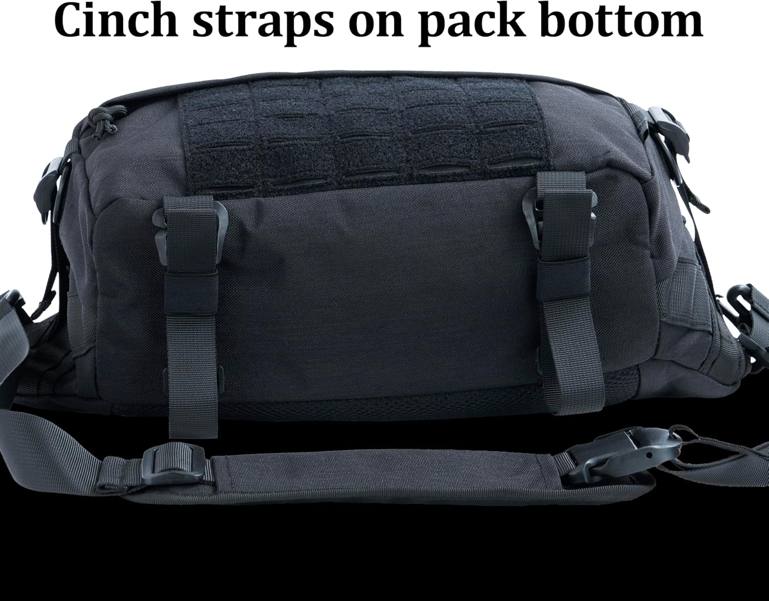 Tactical Sling Backpack Crossbody EDC Pack MOLLE Satchel Bag for Travel, Work, Camping and Hiking 8Liter - Image 6