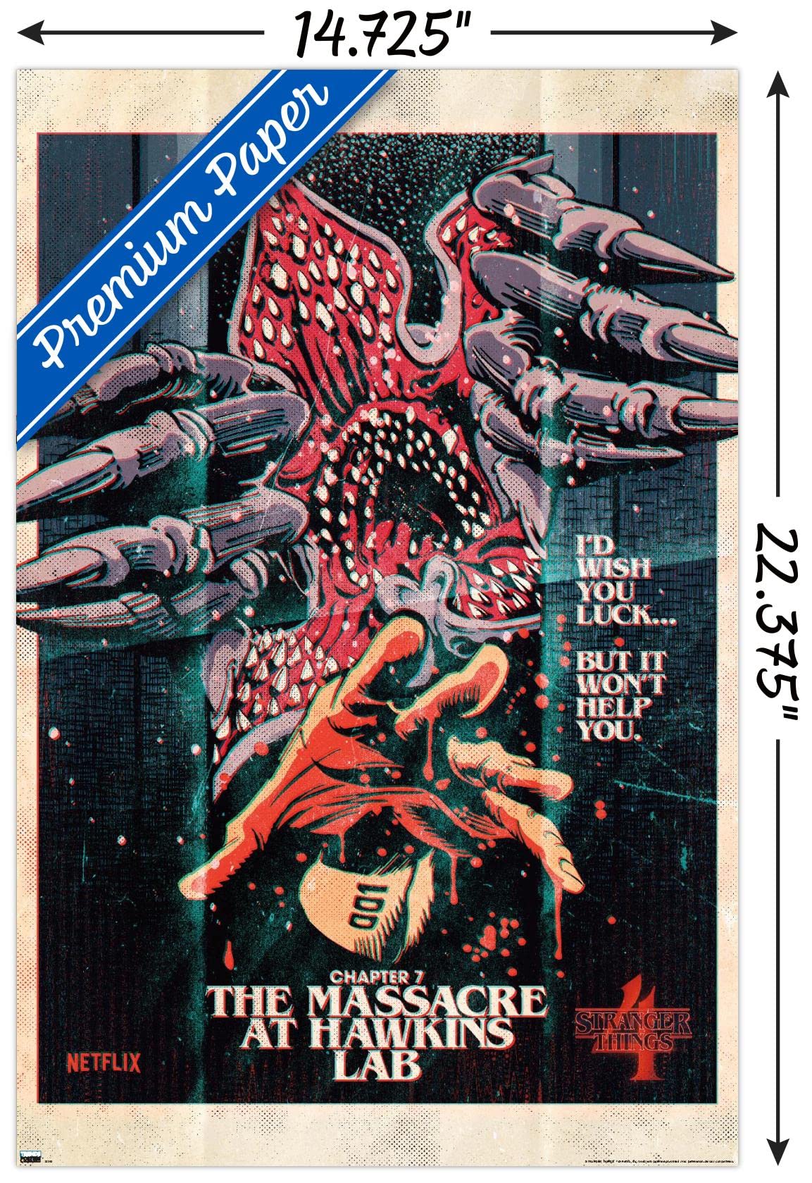 Amazon.com: Netflix Stranger Things: Season 4 - Massacre Wall