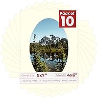 Vista 89 de Tapete de 5 x 7 para fotos de 4 x 6 pulgadas, con apertura de tablero ovalado verde Honeydew precortado, sin ácidos, mate para proteger tus