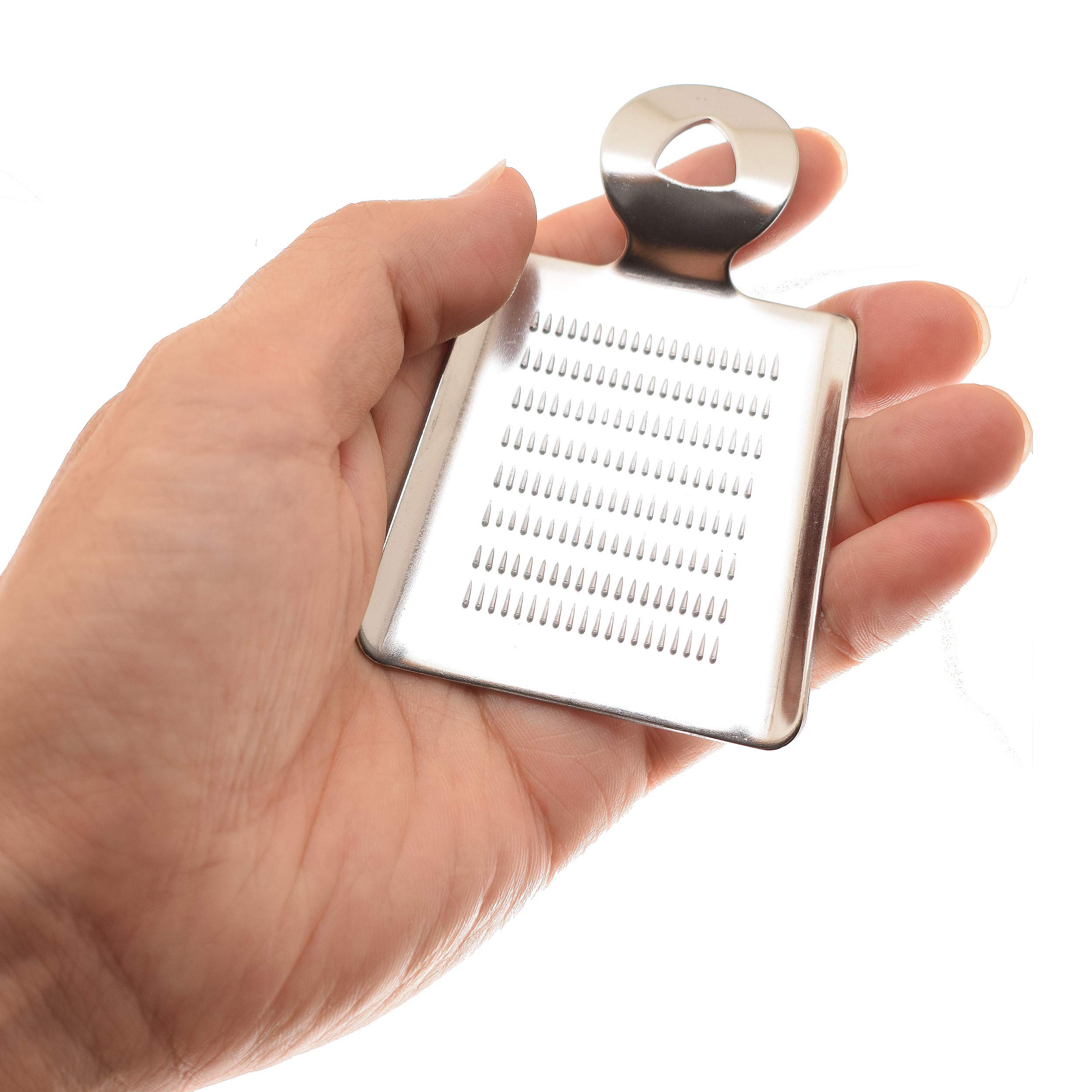 Mini Râpe KAI En Acier Inoxydable - 10,8x7,8x1,7 Cm, Pour Gingembre, Ail, Agrumes, Lave-vaisselle