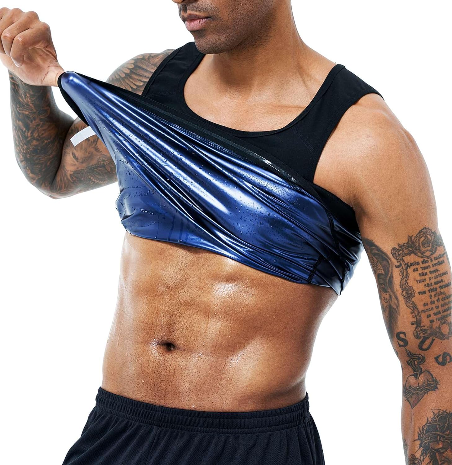 Sweat Vest for Men Men's Heat Trapping Sauna Suit Jamaica Ubuy