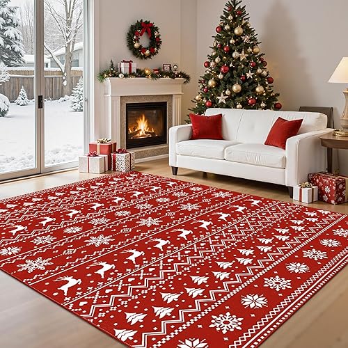 Miniatura 83 de Pauwer Tapete bohemio vintage para pasillo de 2 x 8, lavable, antideslizante, estilo rústico, para lavandería, cocina, baño, dormitorio