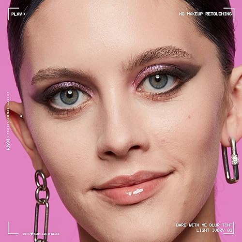 Miniatura 4 de NYX PROFESSIONAL MAKEUP Bare With Me Blur Skin Tint - Base de maquillaje con matcha, glicerina y niacinamida, marfil claro