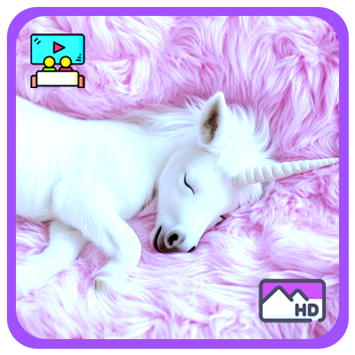 Einhorn-Traumruhe – Sanftes, verträumtes Einhorn mit beruhigender Musik, Wetter und Uhr für Fire TV