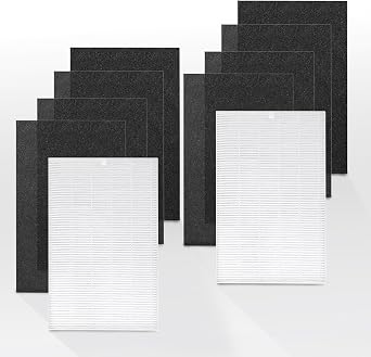 1216L H13 True HEPA Replacement Filter, Compatible with Coway AP-1216L, 2 Stages with H13 True HEPA and Activated Carbon Filter Set 2 Pack