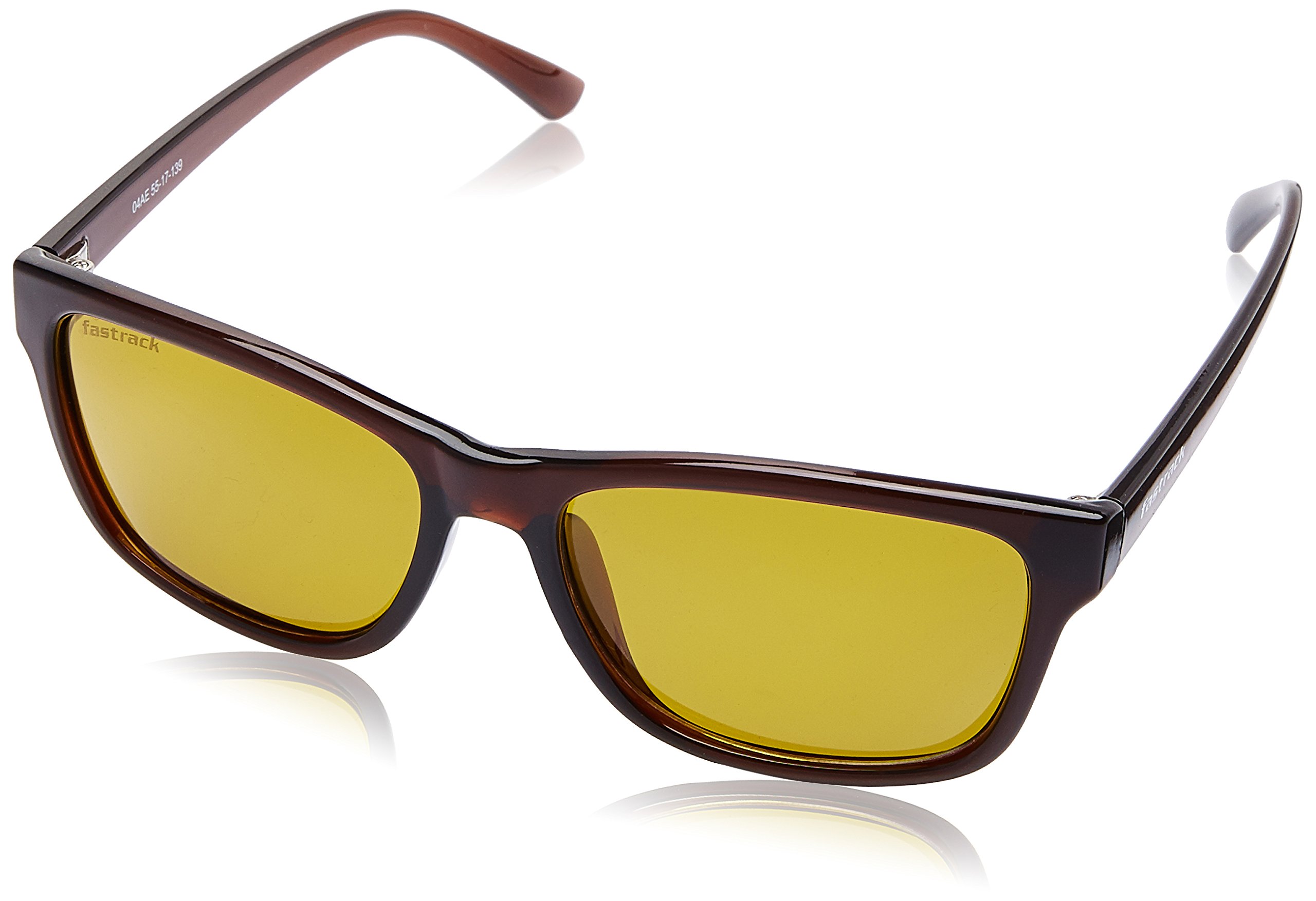 Men's Polarized Brown Lens Square Sunglasses
