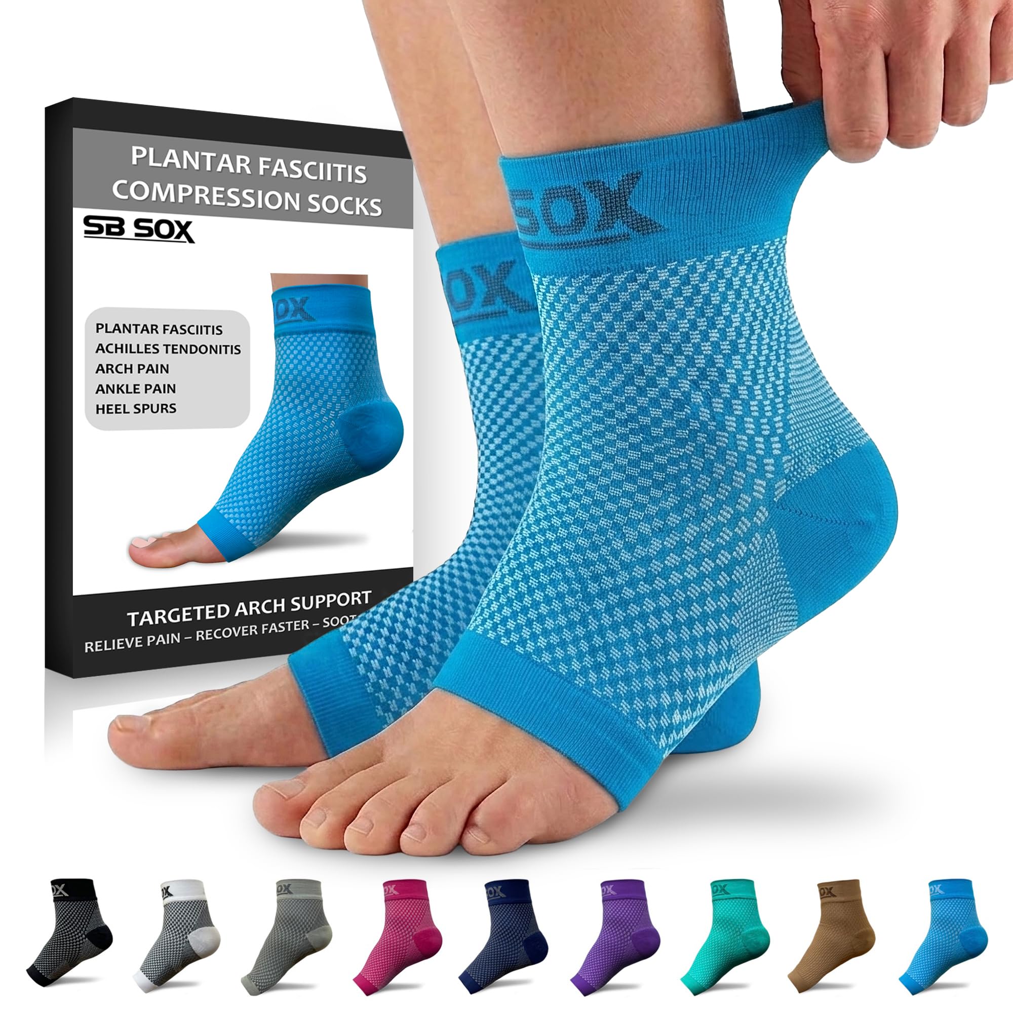 SEQUEL Sox 3足 セット Amazon.com : SB SOX Plantar Fasciitis Compression Socks – Arch
