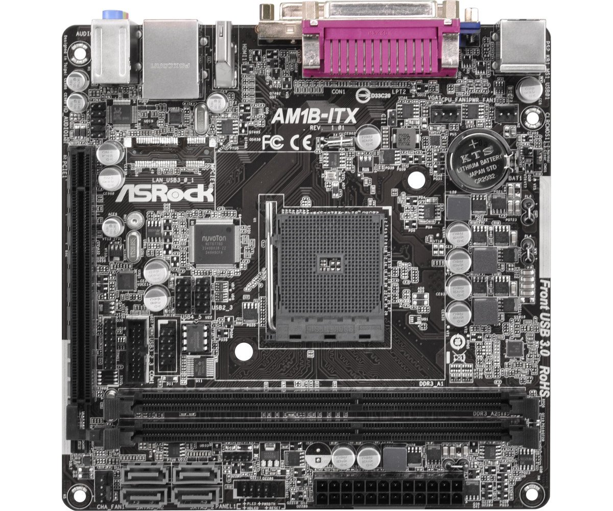 Amazon.co.jp: ASRock AM1B-ITX Motherboard with AMD AM1 Chipset