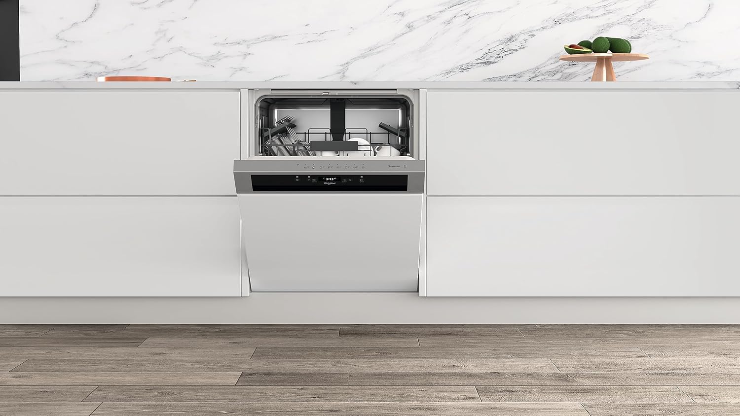 Whirlpool Lavastoviglie semi incasso : colore inox, grande capienza - WB 6020 P X [Classe di efficienza energetica E]