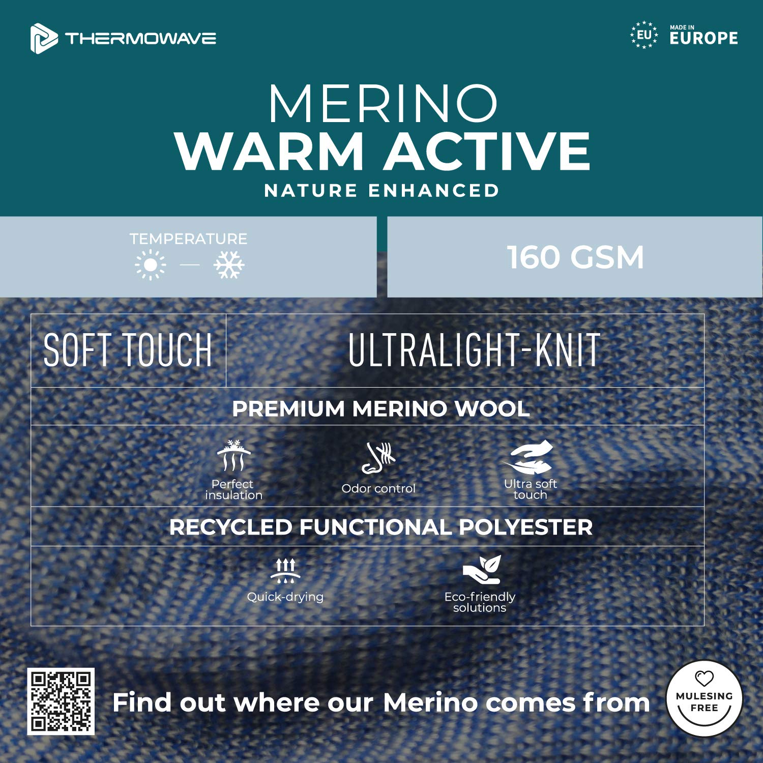 Thermowave Merino Warm Active W's L/S Shirt T-Shirt Donna
