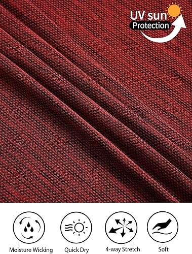 Miniatura 4 de MARAMI Polo de golf para hombre, de secado rápido, de manga larga, absorbe la humedad, camisas casuales con cuello con bolsillo