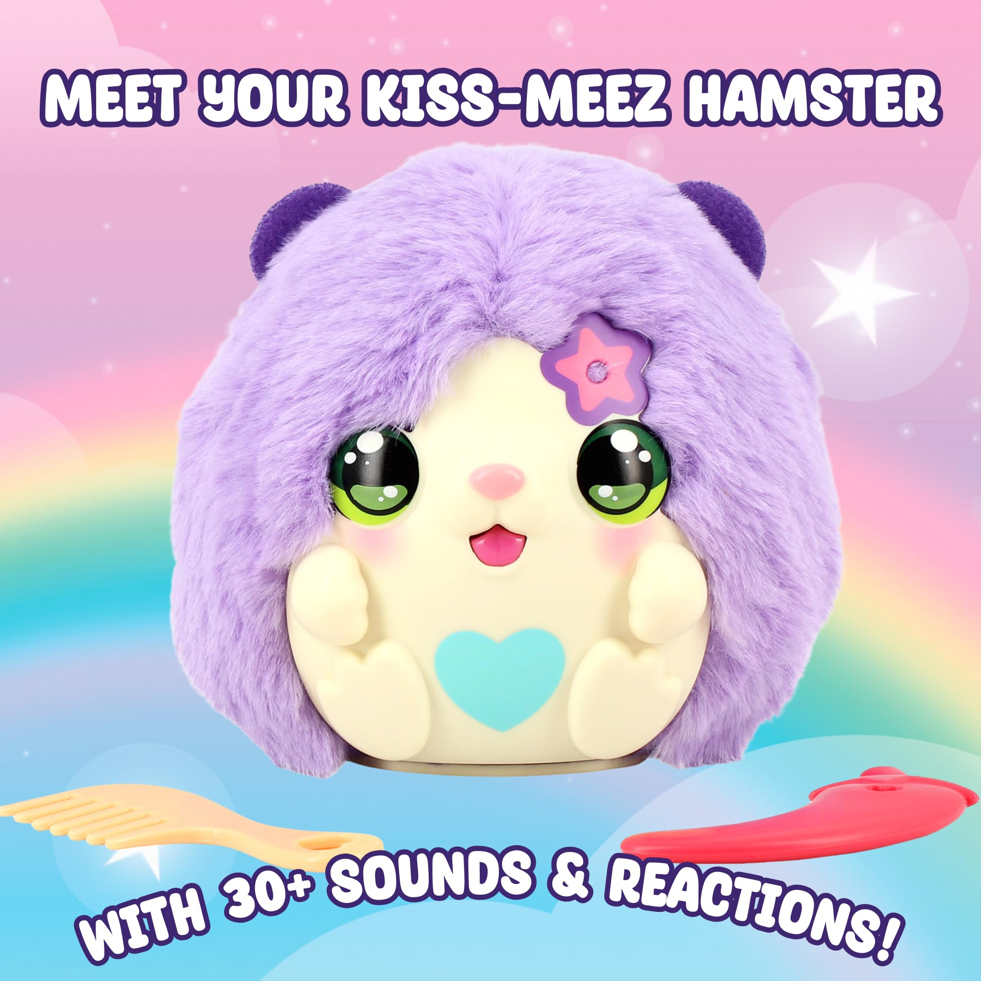 Funtasy Family Kiss-meez Hamster, Electronic Kids Hamster Toy - Image 2